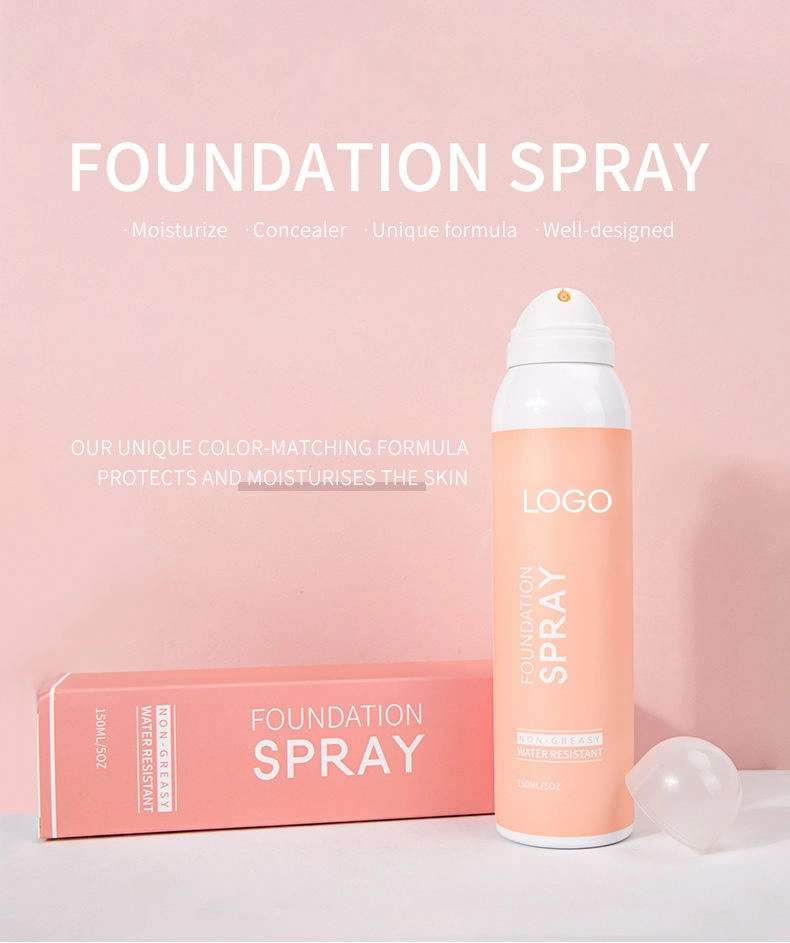 Full Coverage Custom Liquid Foundation Makeup Long Lasting Setting Spray